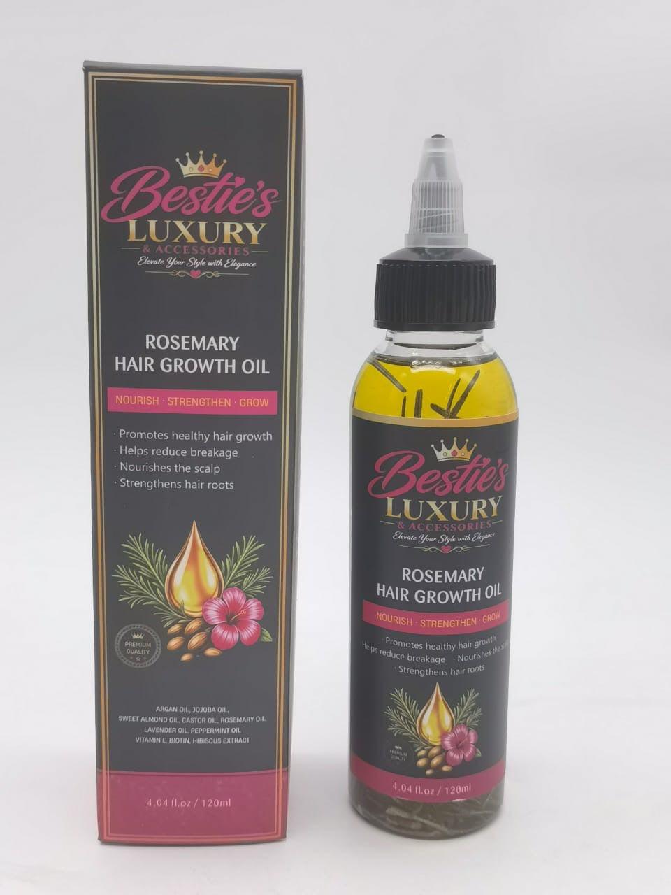 Bestie's Luxury Rosemary Hair Growth Oil- 120 ml